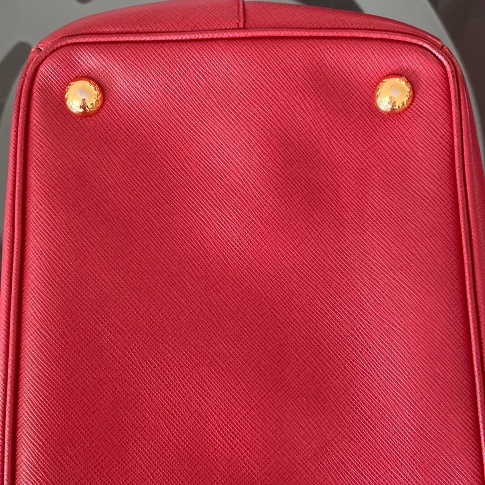 PRADA Saffiano Lux Large Galleria Double Zip Tote - Picture 11 of 14